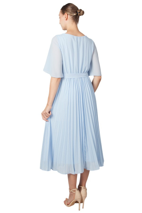 Miss Anne Brittany Dress in Sky Blue