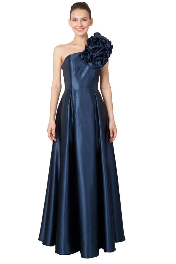 Anissa Thea Gown in Navy