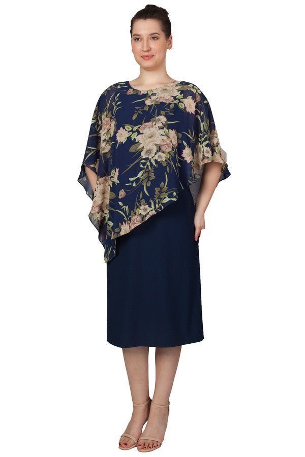 Miss Anne Delaney Dress in Navy