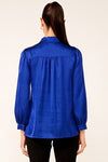 Sacha Drake Hatchie Blouse in Royal