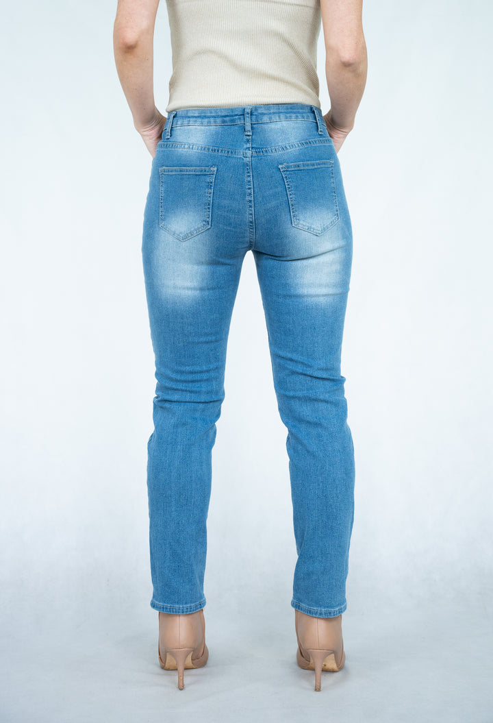 Willow Tree Classic Denim Jean in Light Denim