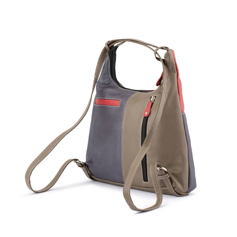Franco Bonini- Shoulder / Backpack bag Black Multi 207