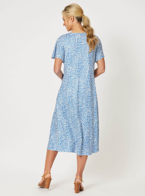 Gordon Smith Miss Daisy Dress in Blue