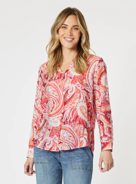 Gordon Smith Paisley Print Shirt