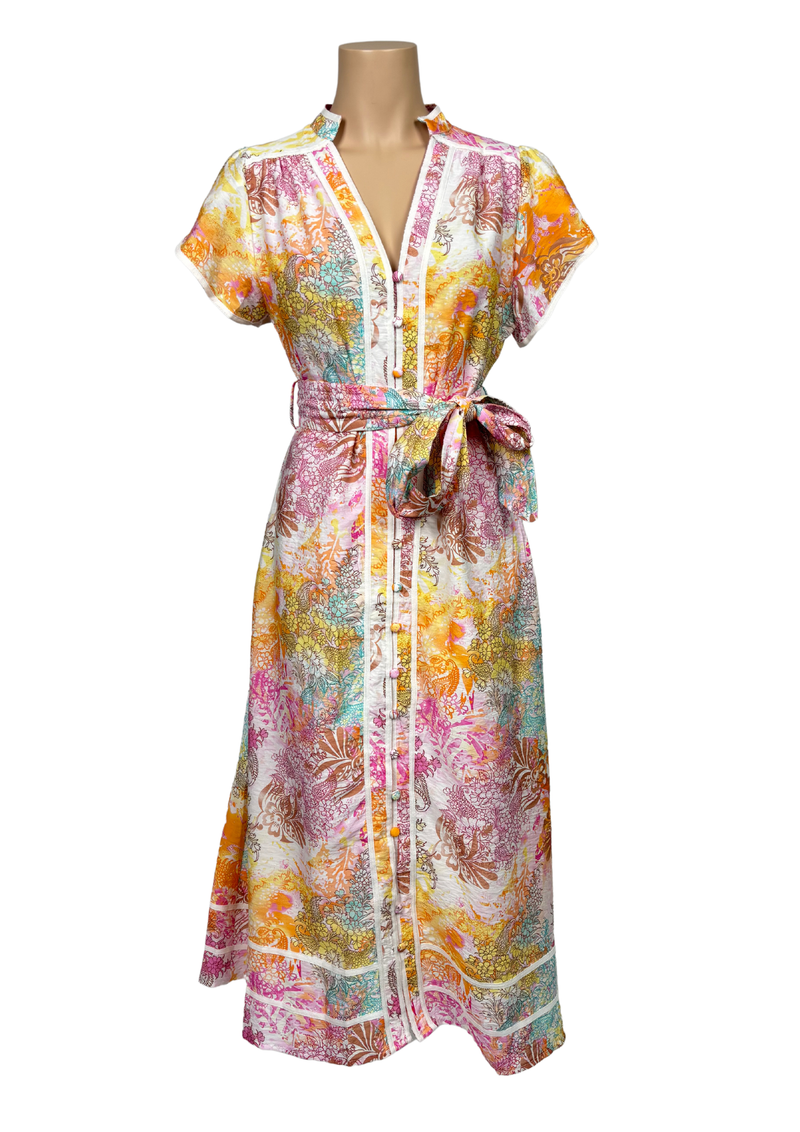 Lorraine Watercolour Floral Maxi Dress