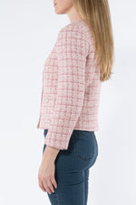 Jump Multi Boucle Jacket in Pink Mix