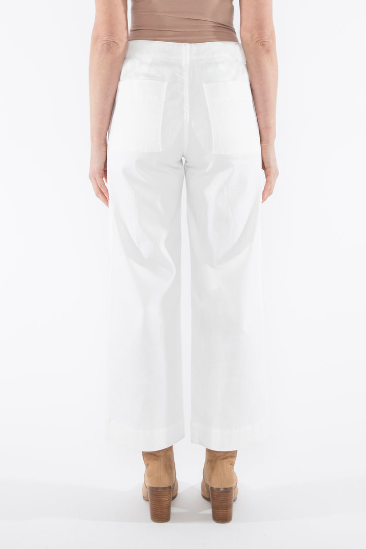 Jump Patch Pocket Jean in Chalk