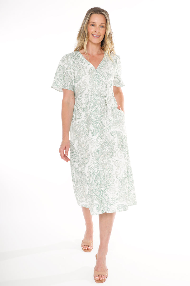 Jump Mystic Paisley Linen Dress