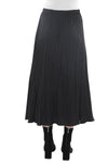 Jump Pleated Pull On Skirt in Black