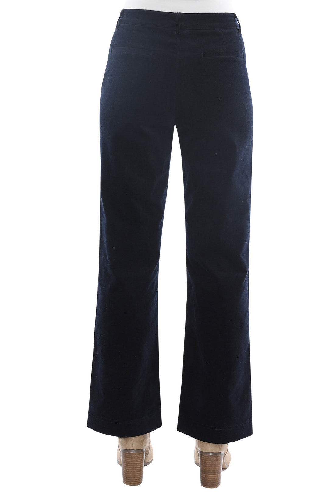 Jump Patch Pocket Velour Pant in Ink Navy