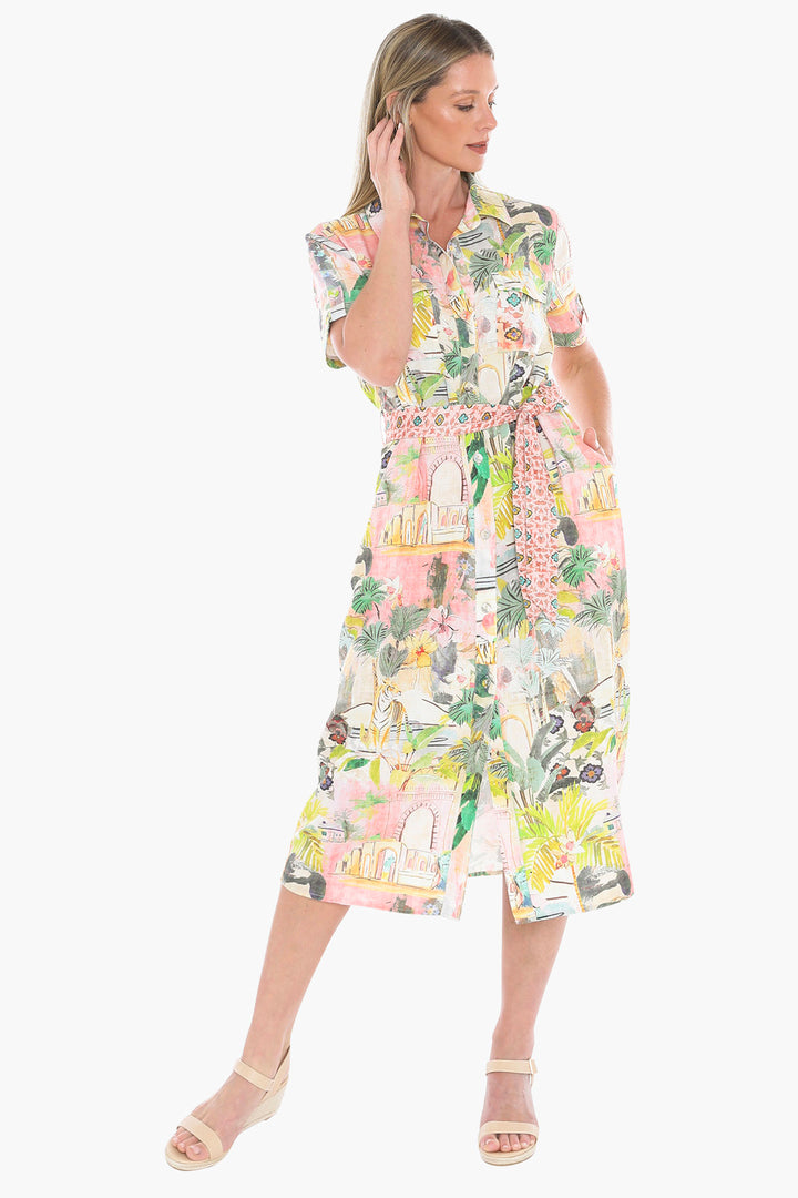 Jump Tiger Island Tie Dress