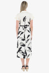Jump Vine Print Dress in Black