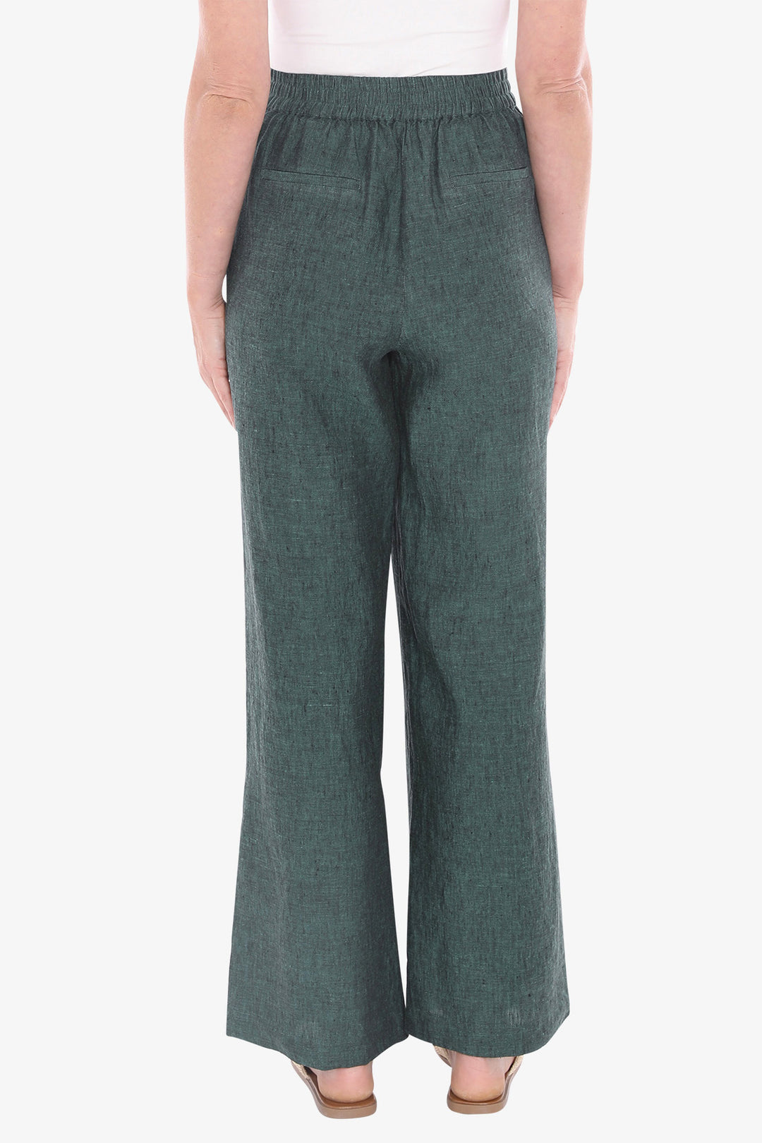 Jump Button Tab Pant in Pine