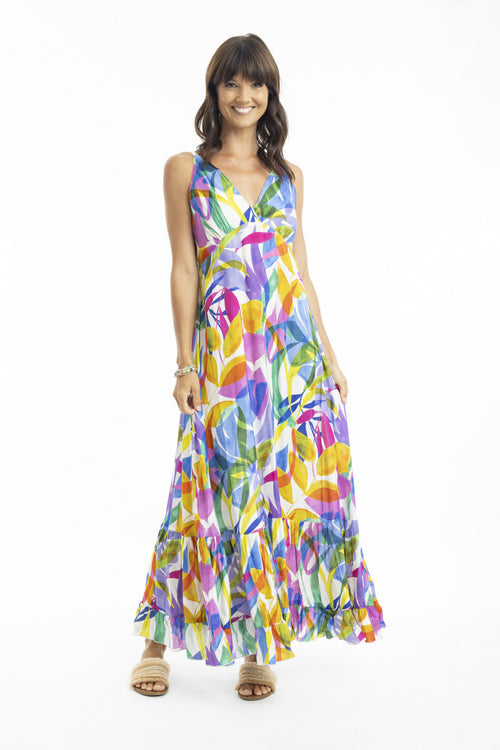 Escape Melinda White Strappy Maxi Dress