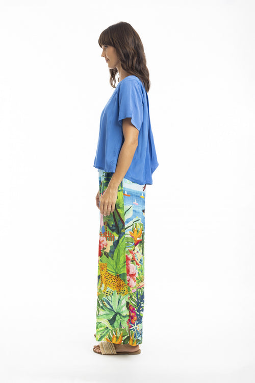 Escape Skye Pant in Toucan Print