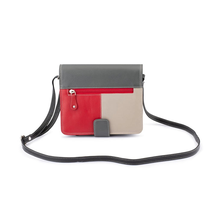 Franco Bonini- Shoulder / Organiser bag Grey Multi 1321