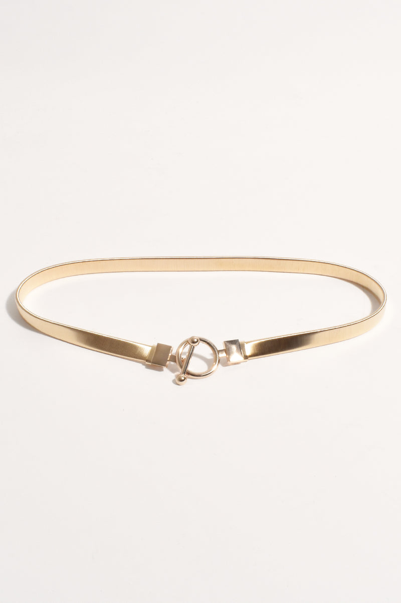 Adorne Toggle Slinky Metal Event Belt ABD0113