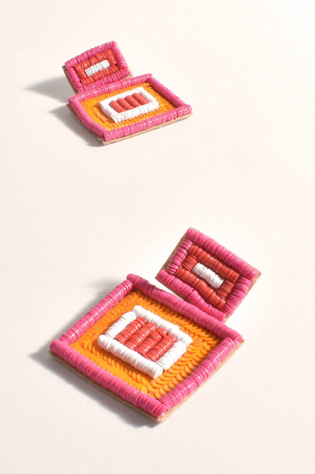 Adorne Sequin Geo Earrings AEA3361