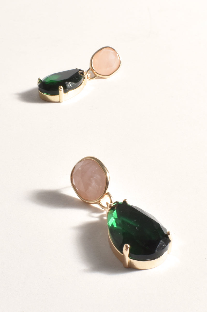 Adorne Stone and Glass Mix Earrings AED3855