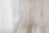 Lace Trim Veil Ivory Double Teir AN6044L