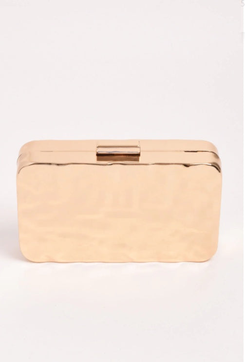 Adorne Heidi Textured Structured Clutch AVD1756