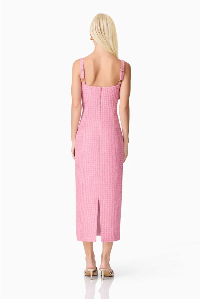 Elliatt Alia Midi Dress in Pink