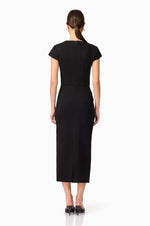 Elliatt Alina Midi Dress in Black