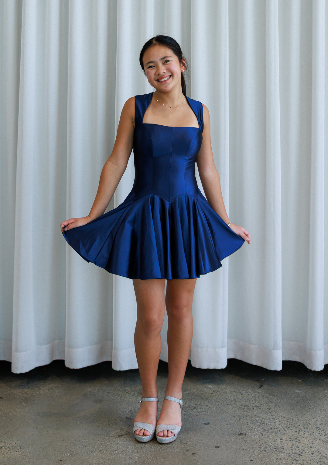 Bellissima Prom - BP1014 (Available in Navy, Ivory and Pink)