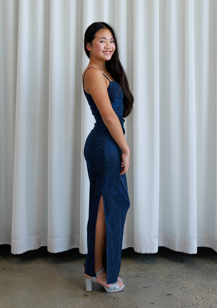 Bellissima Prom - BP1018 (Available in Baby Blue, Midnight and Burnt Umber)