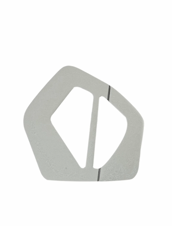 Sacha Drake Buckle Accessory in Silver Black Marble