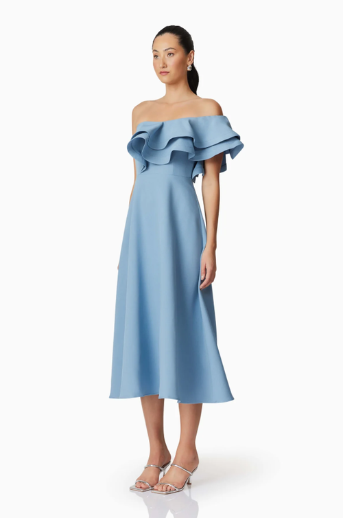 Elliatt Celia Midi Dress in Skyblue