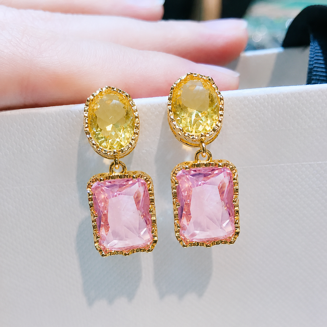 R7 American Baroque Pink Earrings 352
