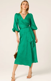 Sacha Drake Chateau Wrap Dress in Green