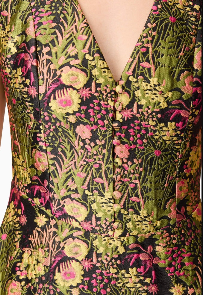 Elliatt Cindy Gown in Black Floral