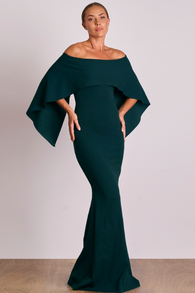 Pasduchas Composure Gown in Pine Green