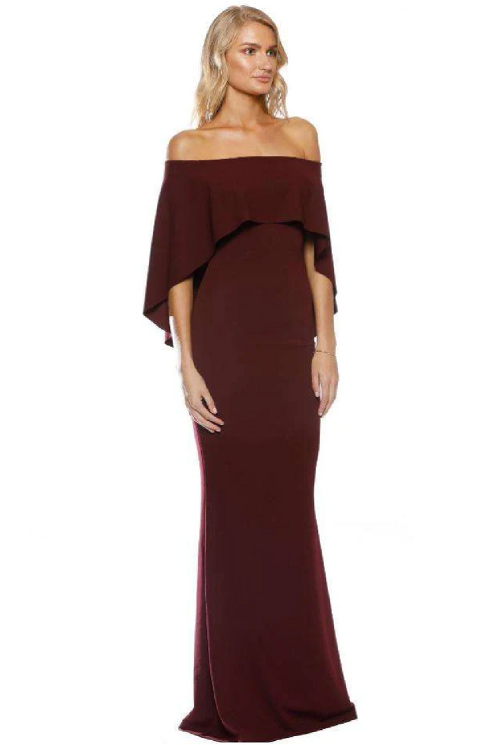 Pasduchas Composure Gown in Wine