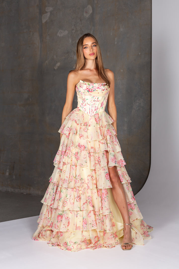 Tania Olsen Designs Dalyce PO26110 (Available in Lemon Floral and Pale Blue Floral)