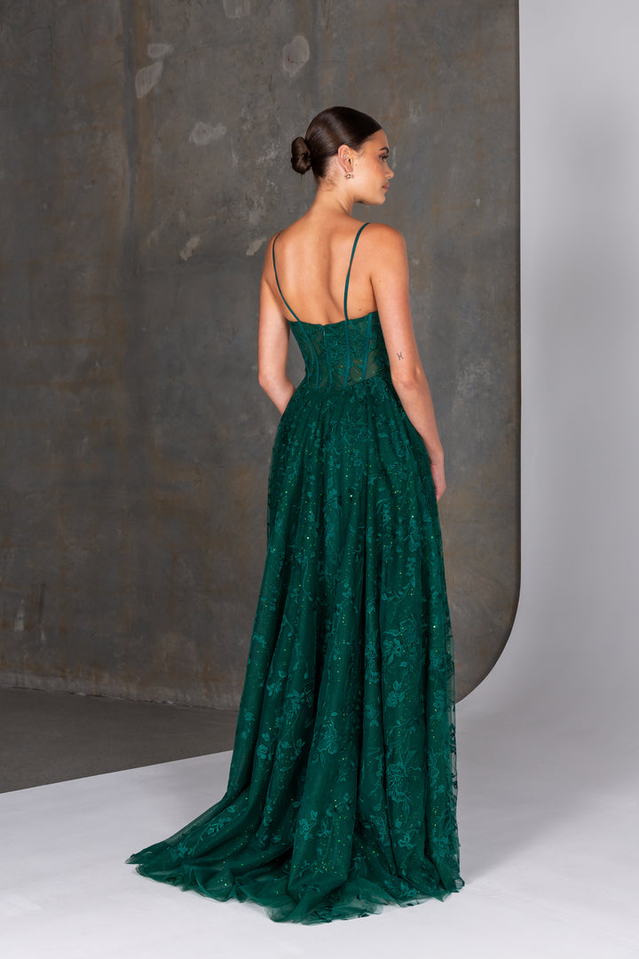 Tania Olsen Designs Darnelle PO26160 (Available in Pale Blue, Emerald and Crimson)
