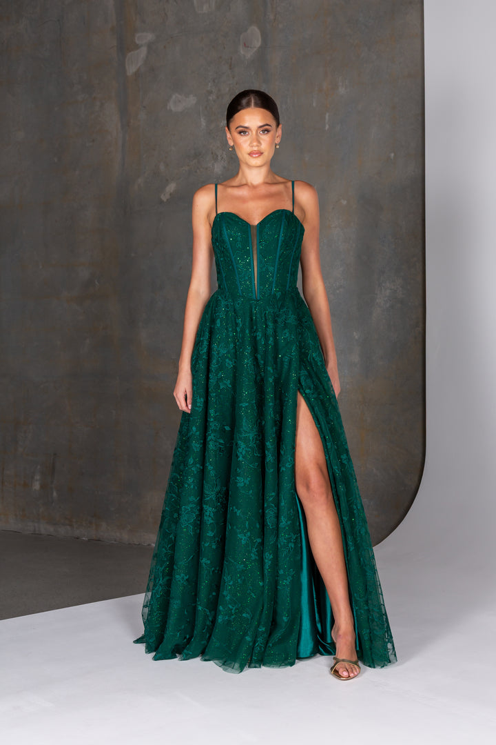 Tania Olsen Designs Darnelle PO26160 (Available in Pale Blue, Emerald and Crimson)