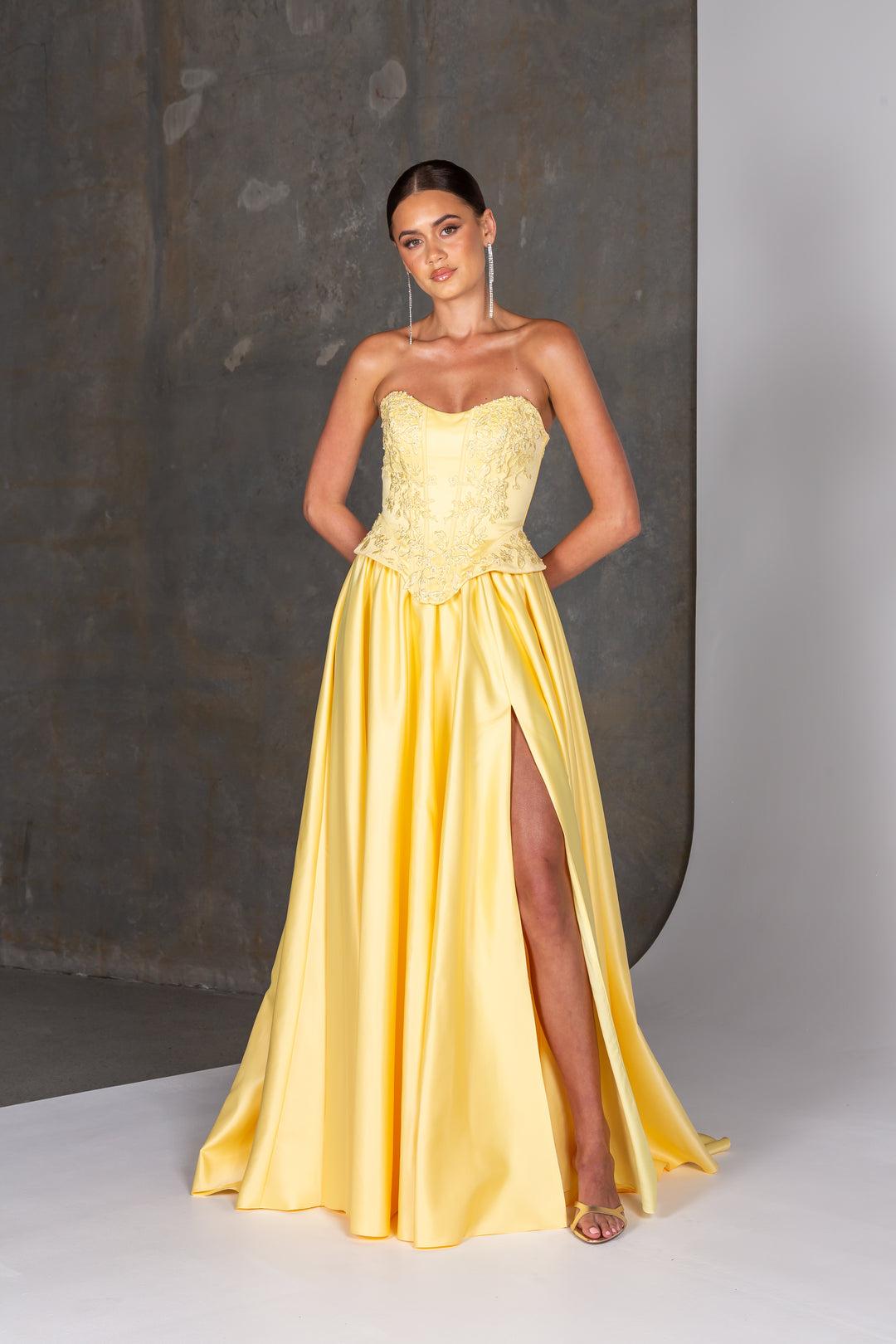 Tania Olsen Designs Dejah PO26131 (Available in Pale Blue and Pale Yellow)