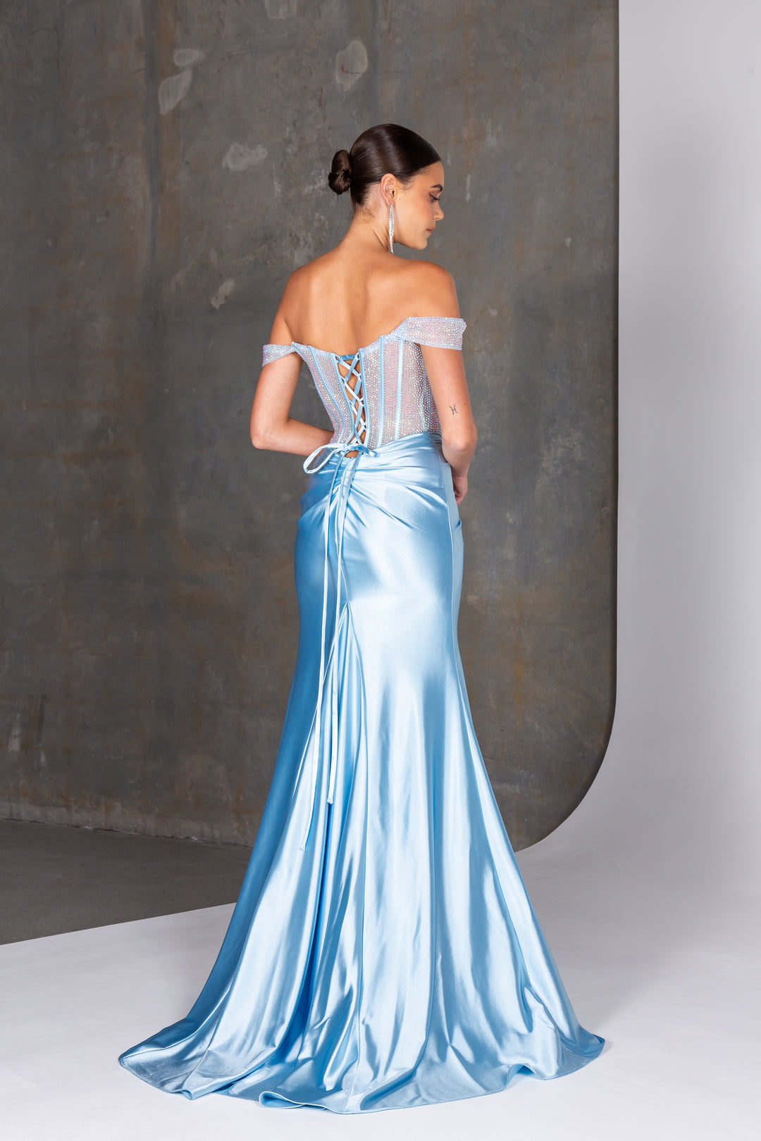Tania Olsen Designs Dina PO26130 (Available in Pale Blue and Pale Pink)