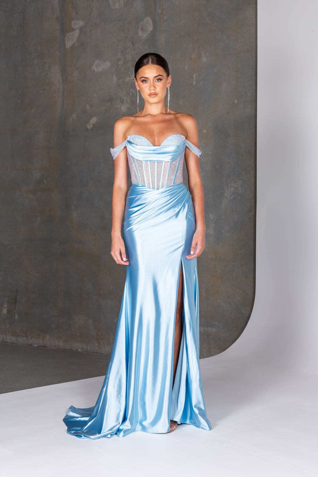 Tania Olsen Designs Dina PO26130 (Available in Pale Blue and Pale Pink)