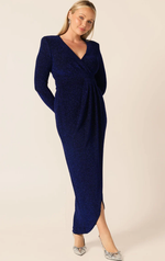 Sacha Drake Dynasty Formal Evening Dress in Sapphire