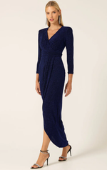 Sacha Drake Dynasty Formal Evening Dress in Sapphire