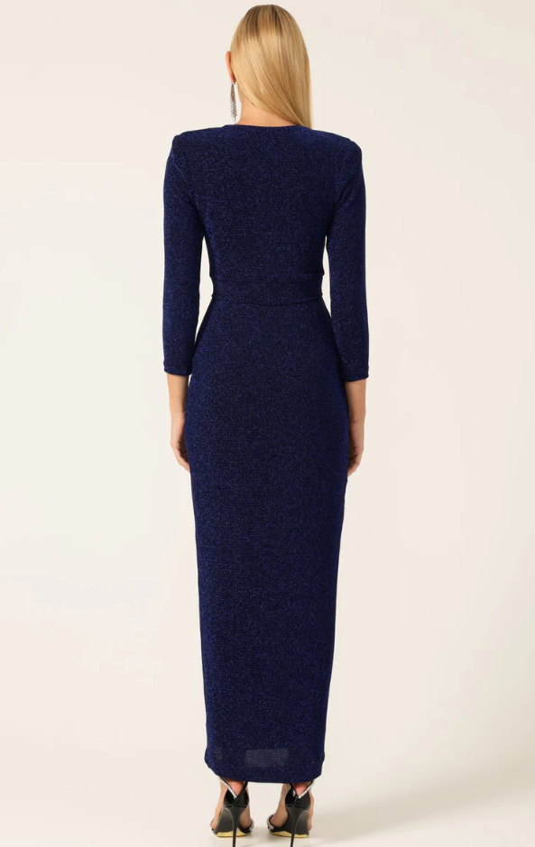 Sacha Drake Dynasty Formal Evening Dress in Sapphire