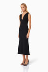 Elliatt Eden Midi Dress  in Black