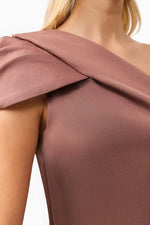 Elliatt Klara Gown in Dark Taupe
