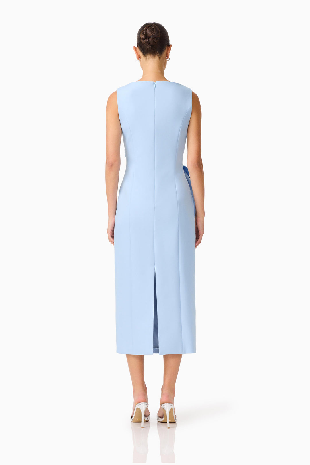 Elliatt Liora Draped Ruffle Midi Dress