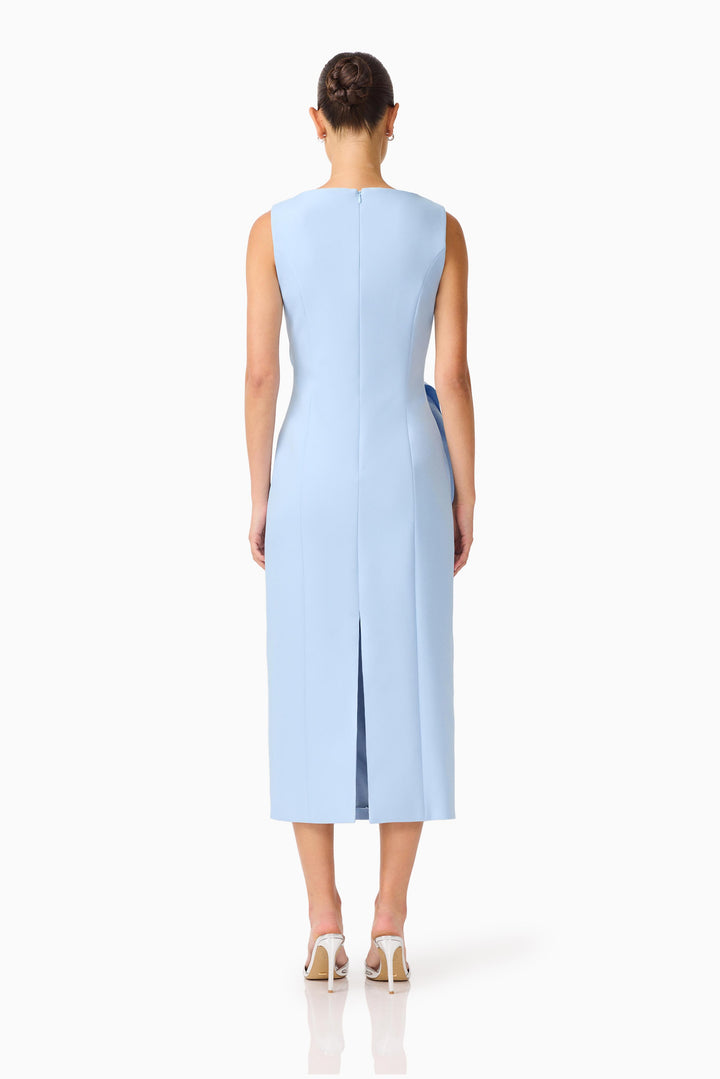 Elliatt Liora Draped Ruffle Midi Dress