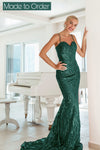 Tina Holly - BA999 (Available in Emerald, Red and Ivory/Nude)